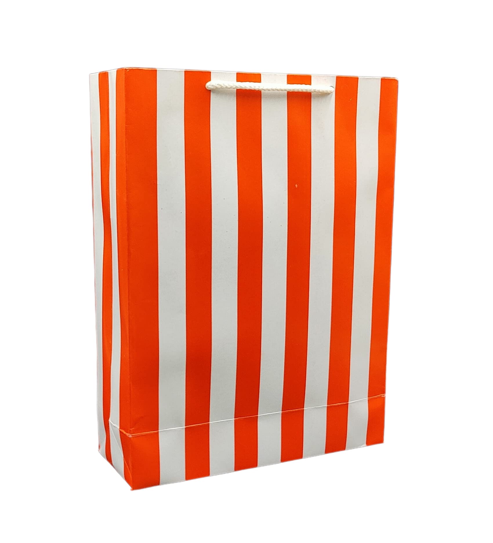 TASCHE Paper Red Stripped Gift Bags For Return Gift, Small Presents, Weddings, Birthday, Holiday Presents (Size 11 X 8 X 3 Inch|Pack Of 60) (B0BMQH6TYD) Amazon Price History, Amazon Price Tracker