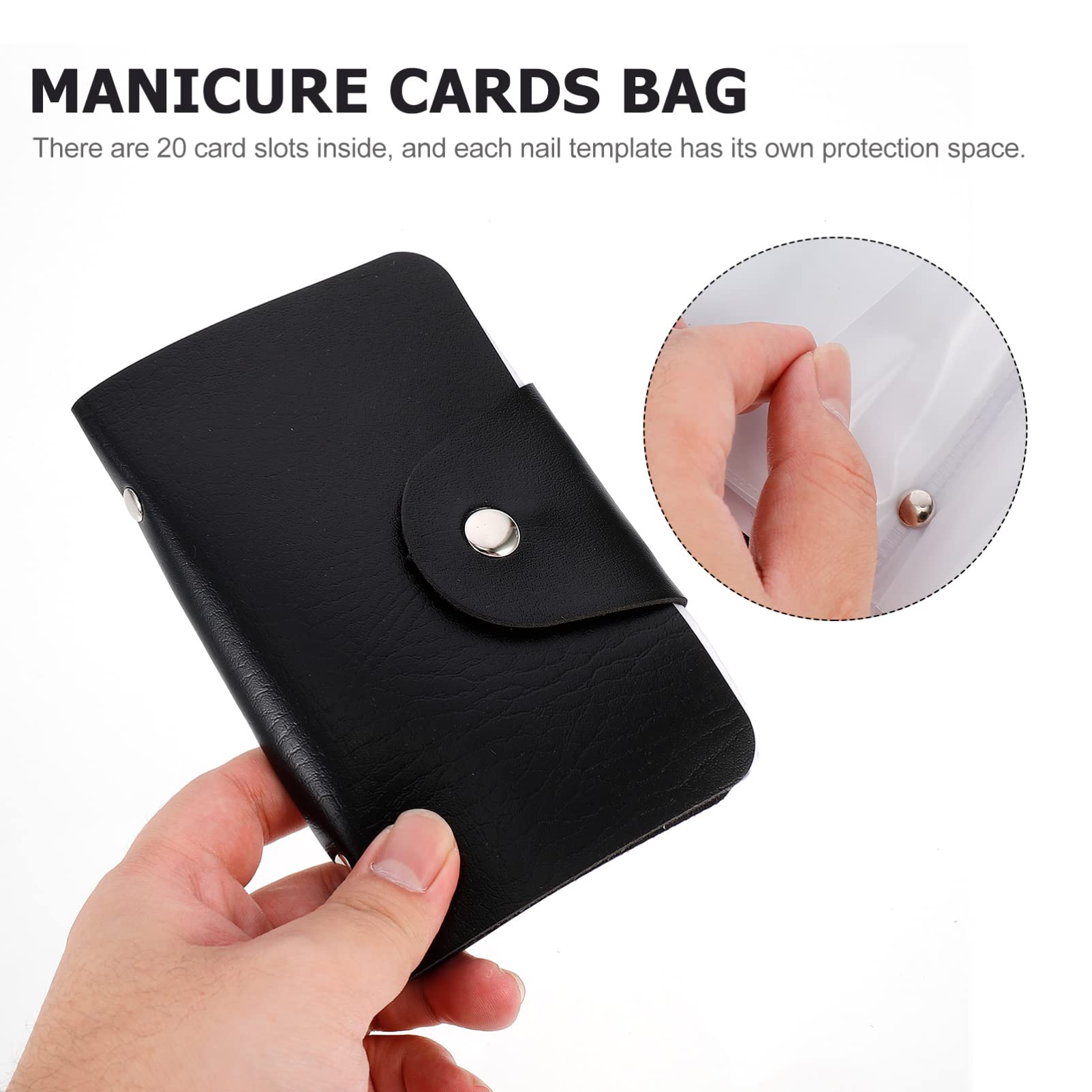 2pcs Nail Stamping Plate Holder Case, 20 Pages Per Book - Image 4