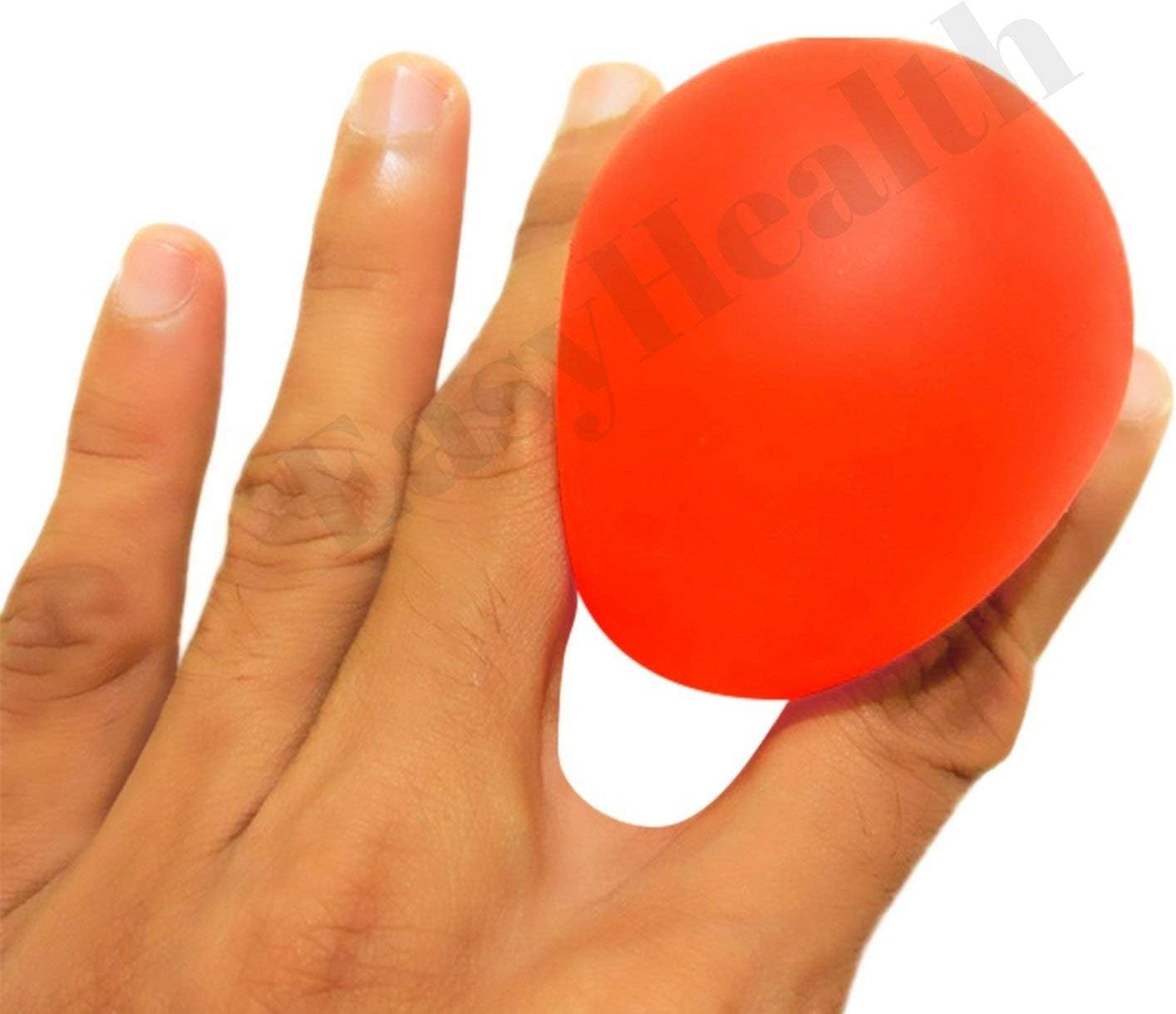 EasyHealth Gel Ball for Hand Exercise- Hand Grip Strengthener- Stress Relief Therapy- Non-Toxic BPA Free (Universal Size)
