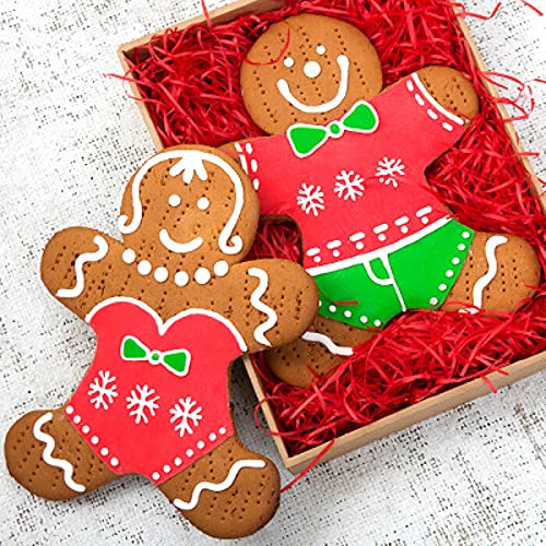 Gingerbread Man Cookie Cutters Set, Christmas Cookie Cutters Shapes, Stainless Steel Christmas Cookie Cutters, Fruit Vegetable Sandwich Cutter, Food Decoration Baking Tools & Accessories #TOP4
