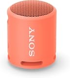 SRS-XB13 EXTRA BASS Wireless Bluetooth Portable Lightweight Compact Travel Speaker&comma; IP67 Waterproof & Durable for Outdoor&comma; 16 Hour Battery&comma; USB Type-C&comma; Removable Strap&comma; & Speakerphone&comma; Coral Pink