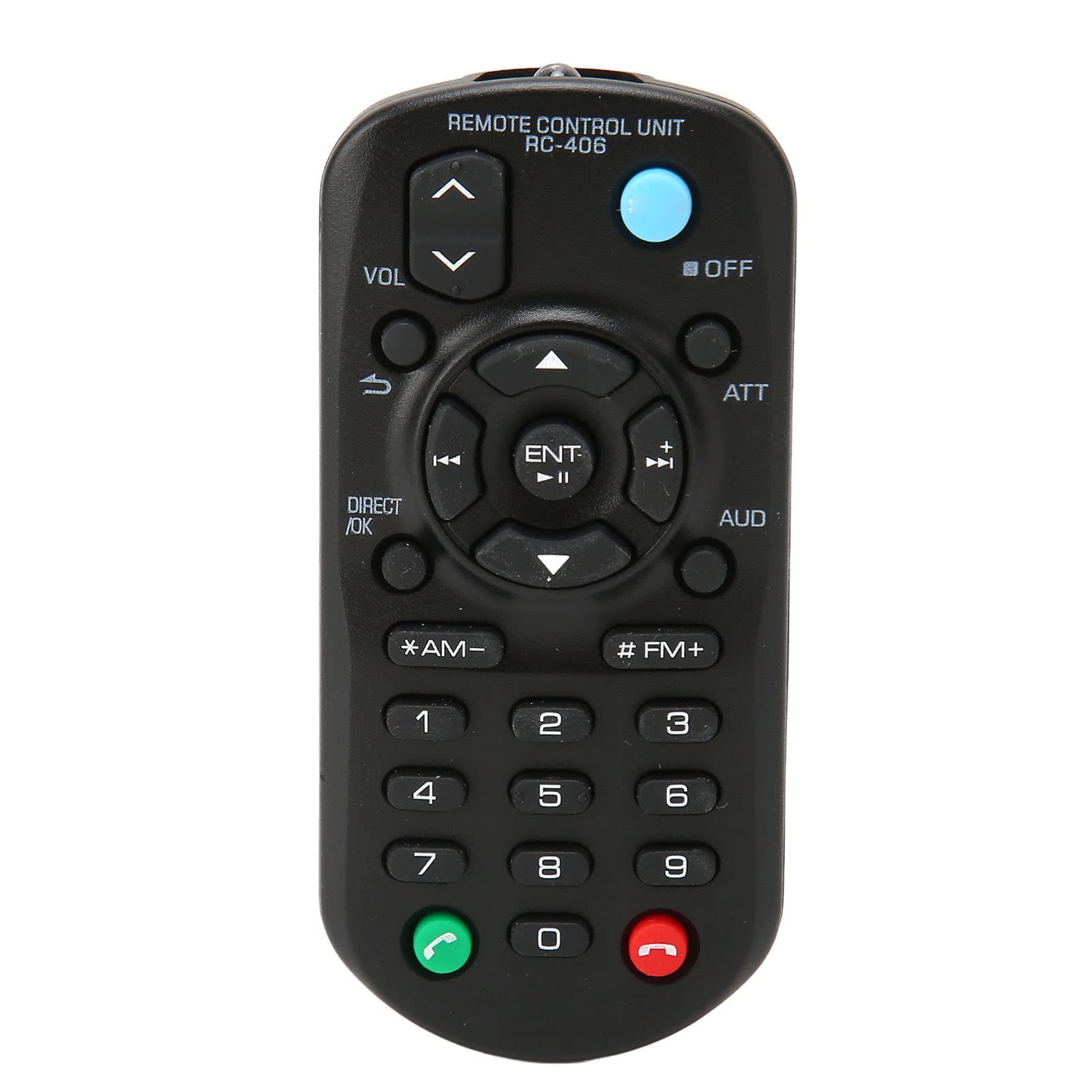 RC-406 交換用リモコン CDレシーバー対応 高感度 ABS素材 長期間使用 取扱多数モデル 高耐久 軽量設計 シンプル操作 高齢者にも適したリモコン
