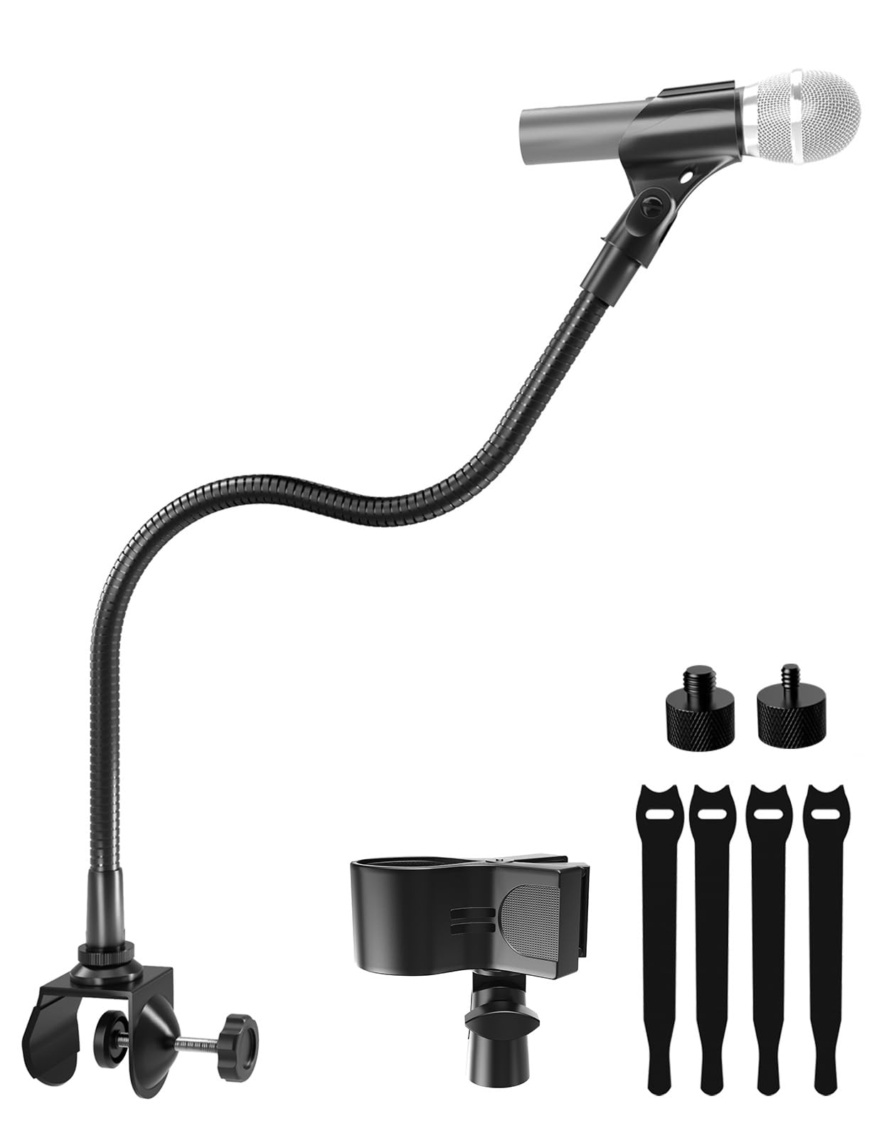 Etour 19-inch Gooseneck Microphone Stand