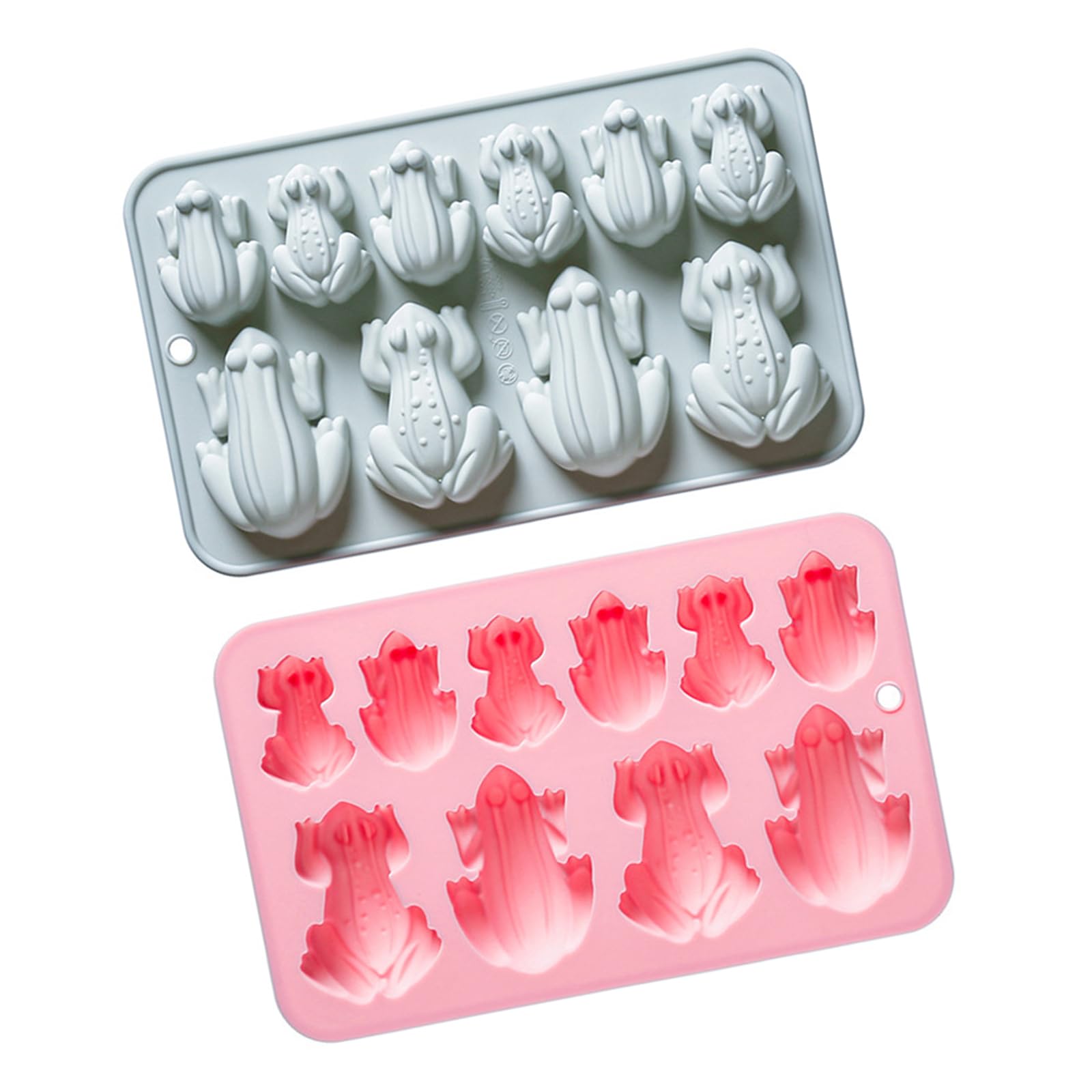 ZEPFJHE 10 Cavity Frogs Shape Chocolate Mold Silicone Baking for Candy Bonbons Household Kitchen Dessert Bakewares Multipurpose Dessert Mold
