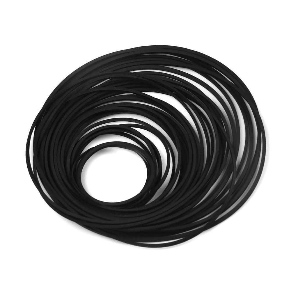 SMTHOME Universal 30PCS Mix Taille Carré Cassette Machine À Bande Ceinture Assortie Courroie commune pour Enregistreur, Walkman,