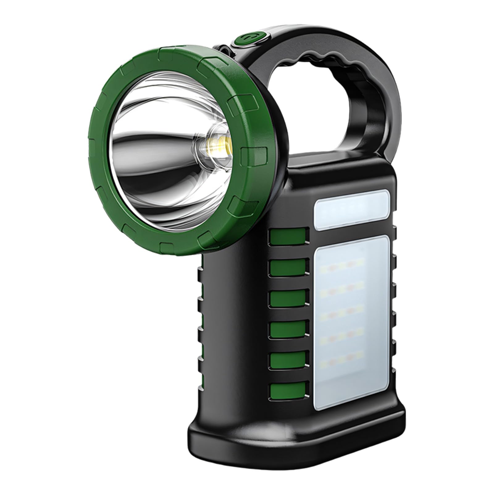 Multifunctional Searchlight Work Light Portable Solar Rechargeable LED Flashlight for Emergencies Situations Enduring Outdoor Emergencies Lamp Portable Solar Searchlight Handheld Work Light LED