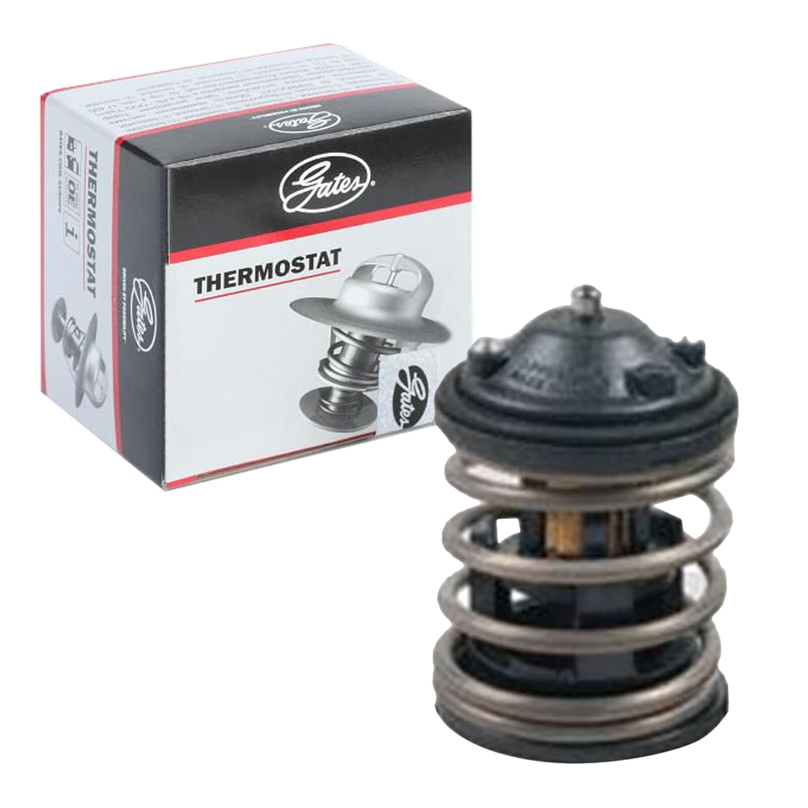 GATES Termostato TH47487K2 | Compatibile con: BMW 3, 3 Cabriolet, 3 Coupe, 3 Touring, 5, 5 Gran Turismo, 5 Touring, 7, X5, X6