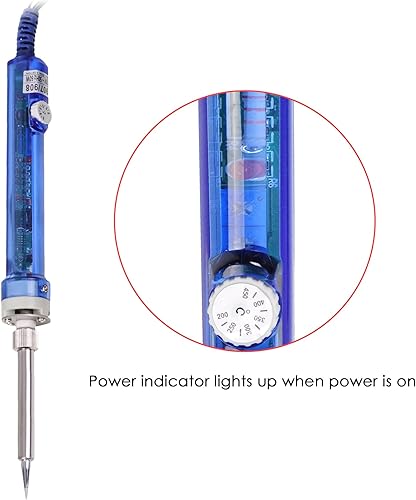 Miniatura 2 de Temperatura ajustable eléctrica de la soldadura de la estación de soldadura del arma del hierro del PDA sin plomo 60w
