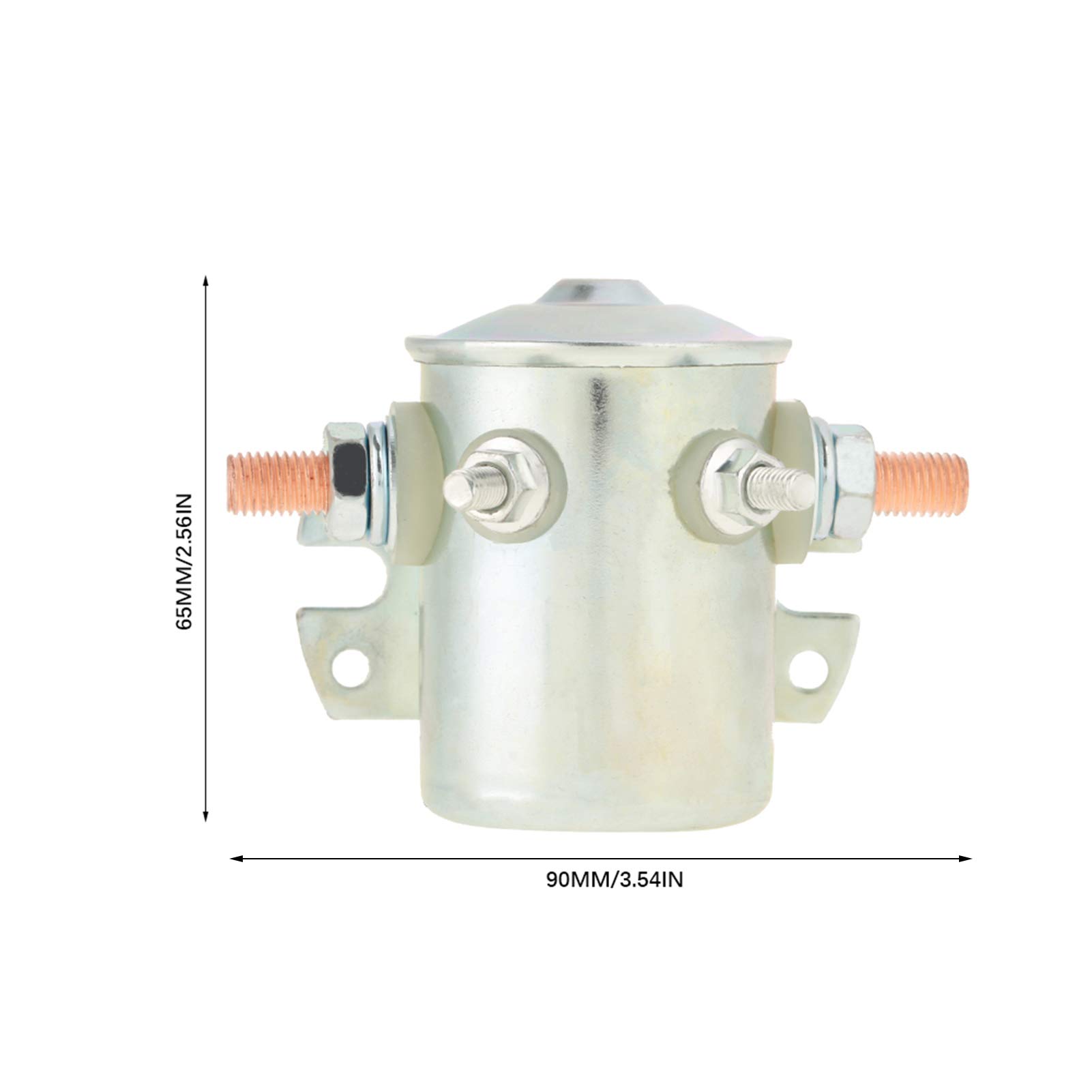 Relè solenoide, solenoide verricello, relè avviamento 12V 200A Piastra di coda Avvia pompa olio Relè interruttore magnetico normalmente aperto