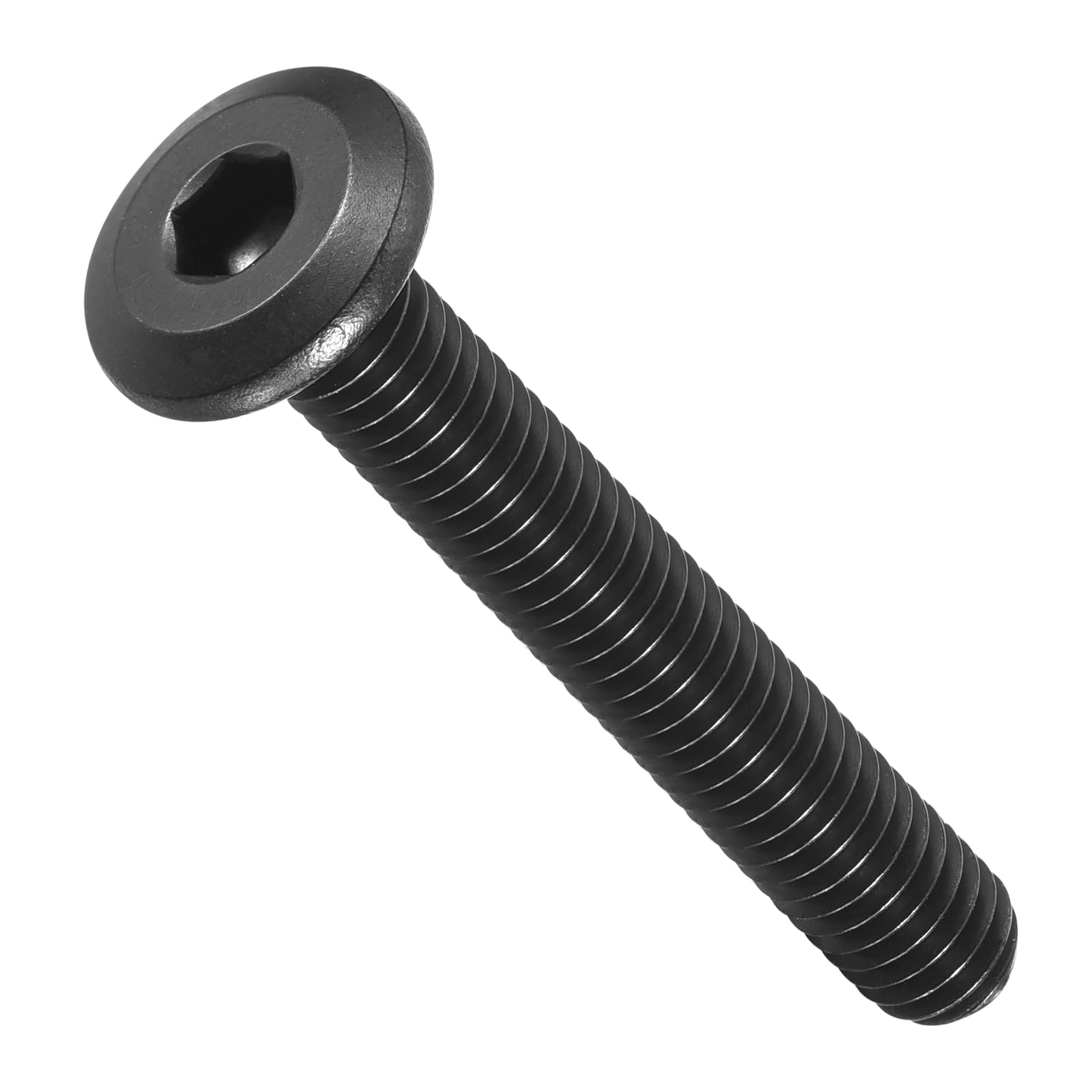 METALLIXITY Flat Head Hex Socket Cap Screws Bolts(M6-1x40) 12Pcs, 304 Stainless Steel Hex Socket Furniture Bolts Screws