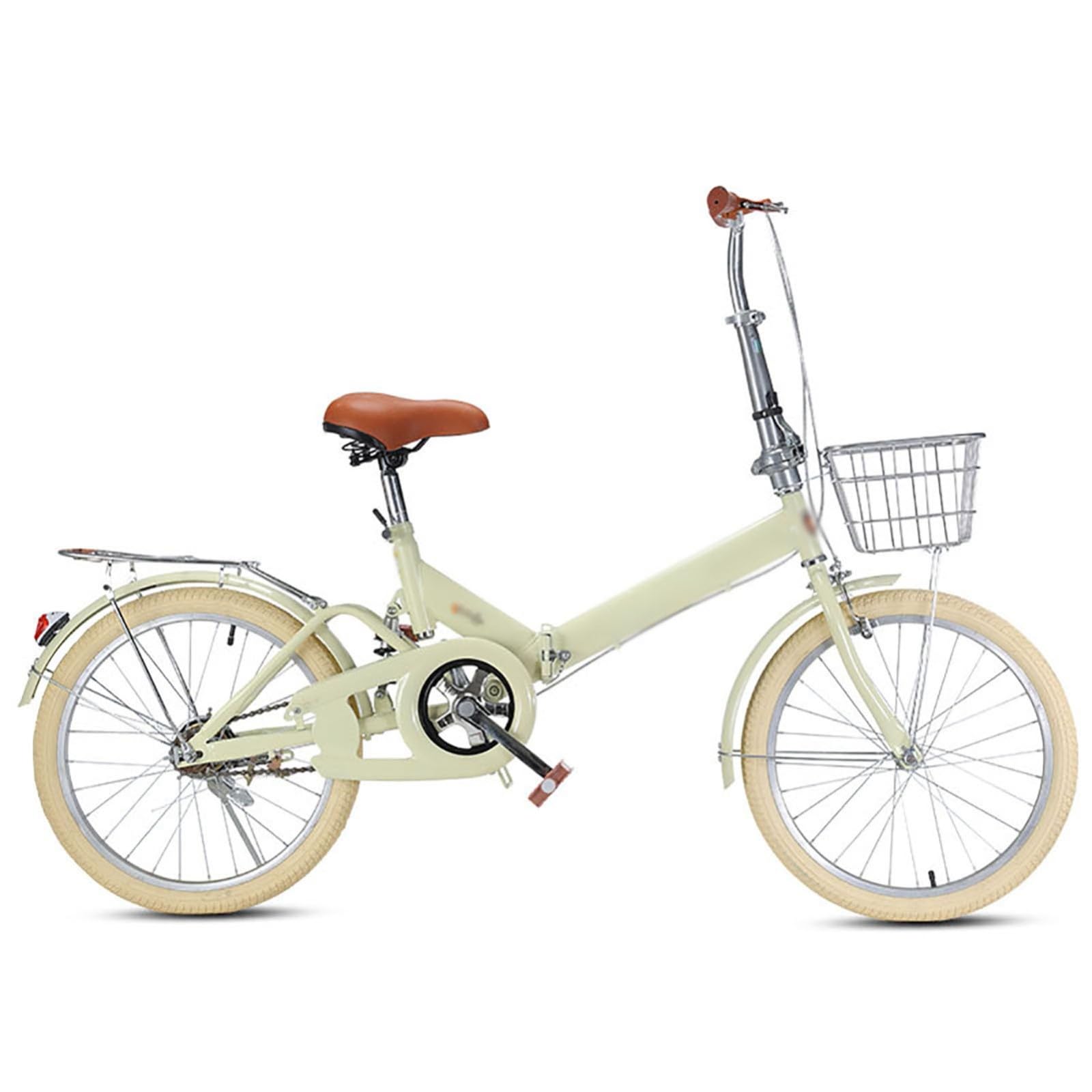 Bicicletta Pieghevole In Alluminio Da 20/22 Pollici Con Freno A Disco E Freno A V, Bicicletta Pieghevole Per Uomo E Donna, Doppio Ammortizzatore Anteriore E Posteriore C,20in