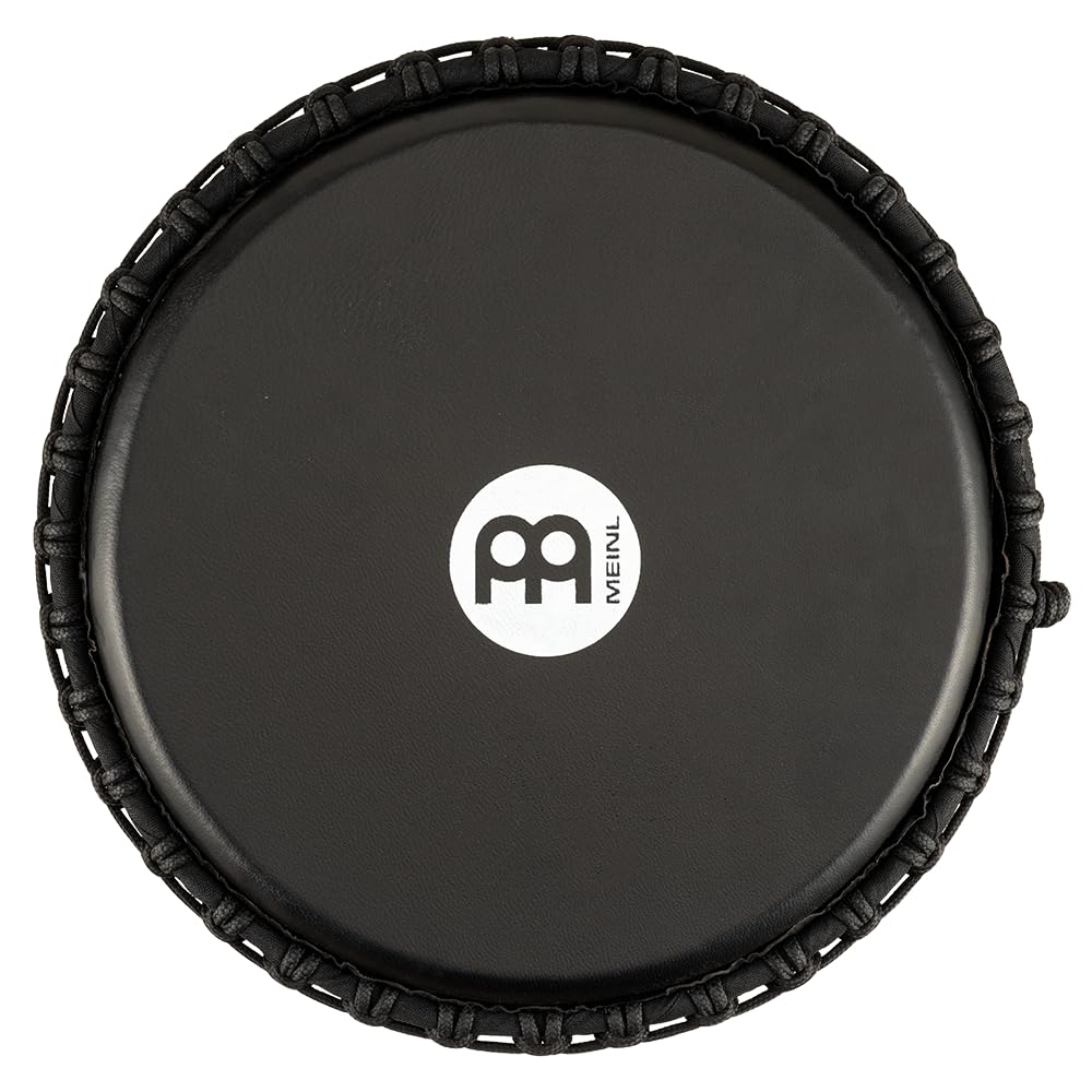 Meinl Percussion African Style Djembe – Grande Percussion à Main – Avec Peau de Chèvre – Diamètre 12 pouces – Acajou, Multicolore (ADJ7-L)