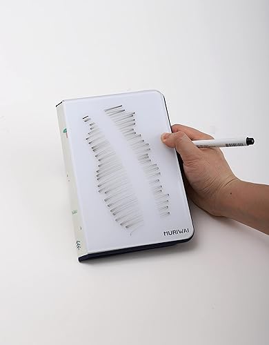 Miniatura 5 de Pizarra blanca: Almohadilla portátil de borrado en seco de vidrio | A5 5 x 8 | Azul vibrante | Ideal para niños y adultos