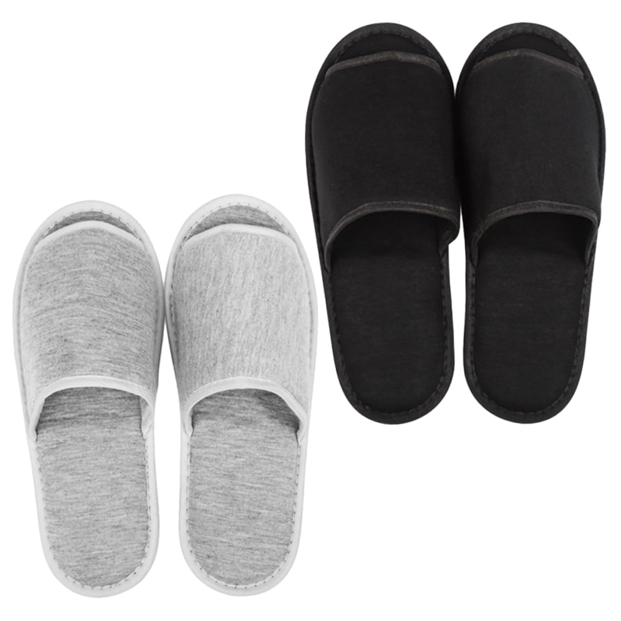 SOESFOUFU Bedroom Slippers for Travel Spa Slippers Lightweight Portable for Men Women