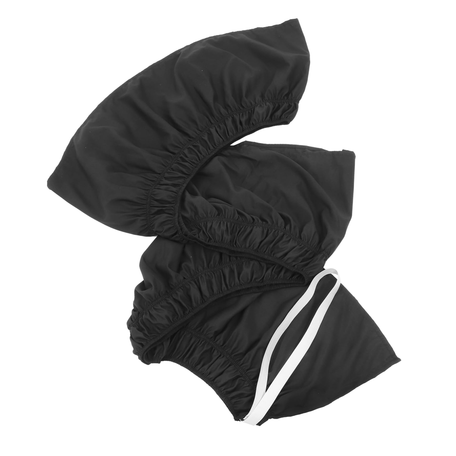 Jupe de lit élastique haut de gamme en polyester rembourré chic