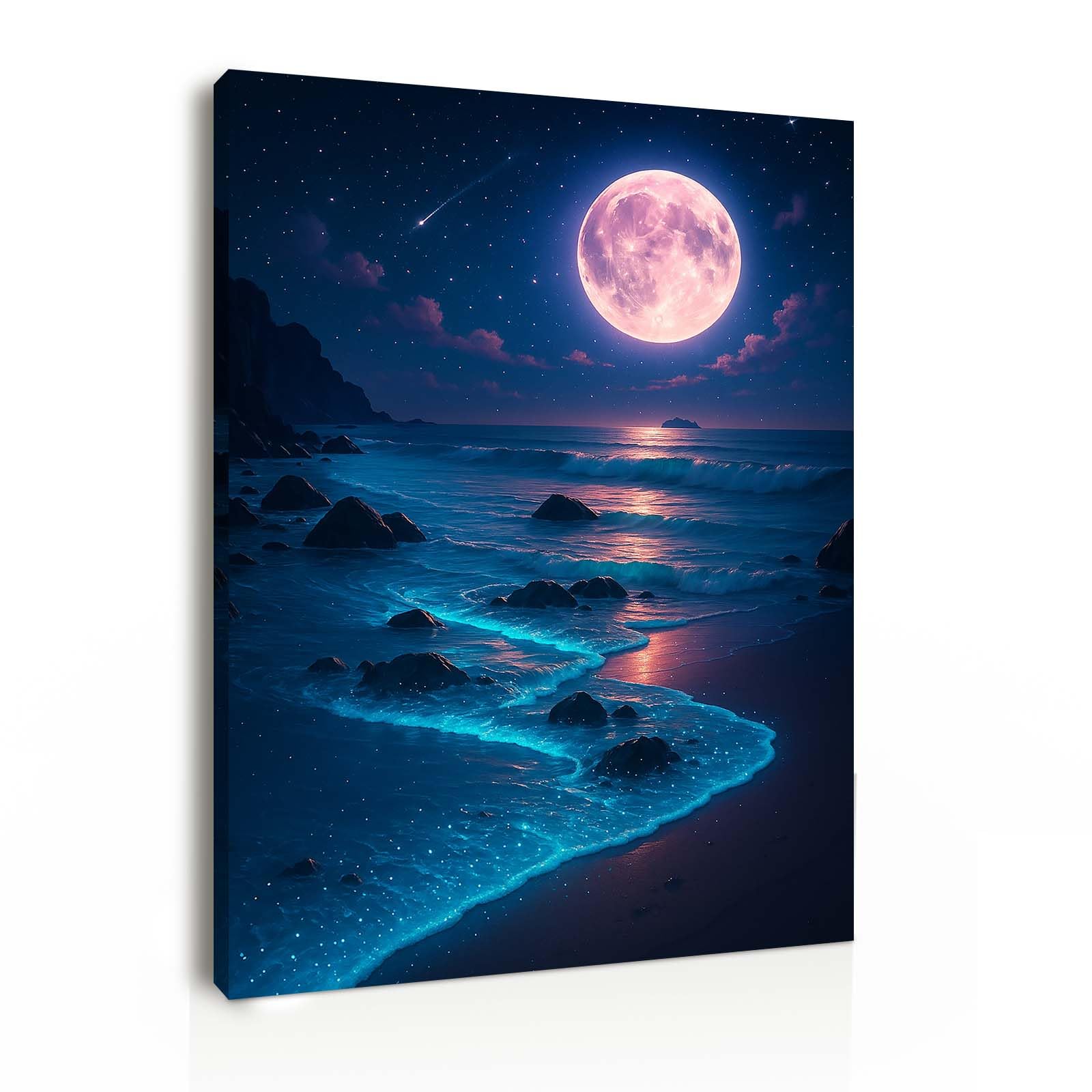 Galmcook Framed Canvas Wall Art 12x16 Inch Black and Gold Rose Modern Artwork Elegant Floral Wall Canvas for Living Room Bedroom Hallway Wall Decoration Prints with Hooks Magic Tape and Nails — view 16