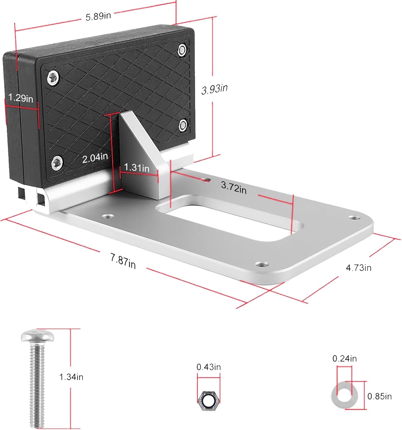 Universal Transom Trolling Motor Mount For Kayaks/Kayak Trolling Motor Mount, For Electric Trolling Motors Only