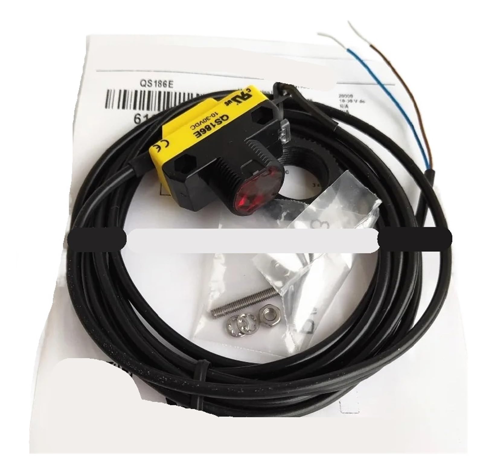 CXFCIHFT 1set QS18VN6R+QS186E Photoelectric Switch Sensor QS18VP6R+QS186E(QS18VP6R and QS186E)