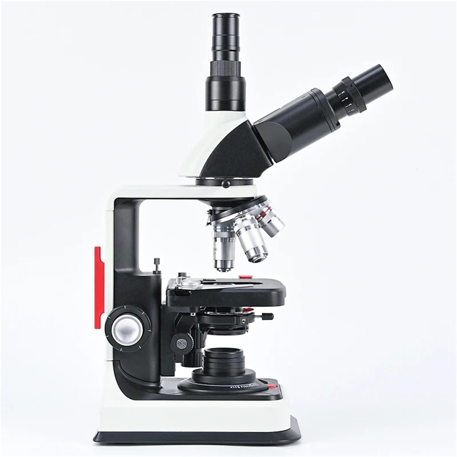 Mikroskop cyfrowy, 40X-2500X Trinokularny mikroskop biologiczny jasnego pola z diodą LED Mikroskop laboratoryjny