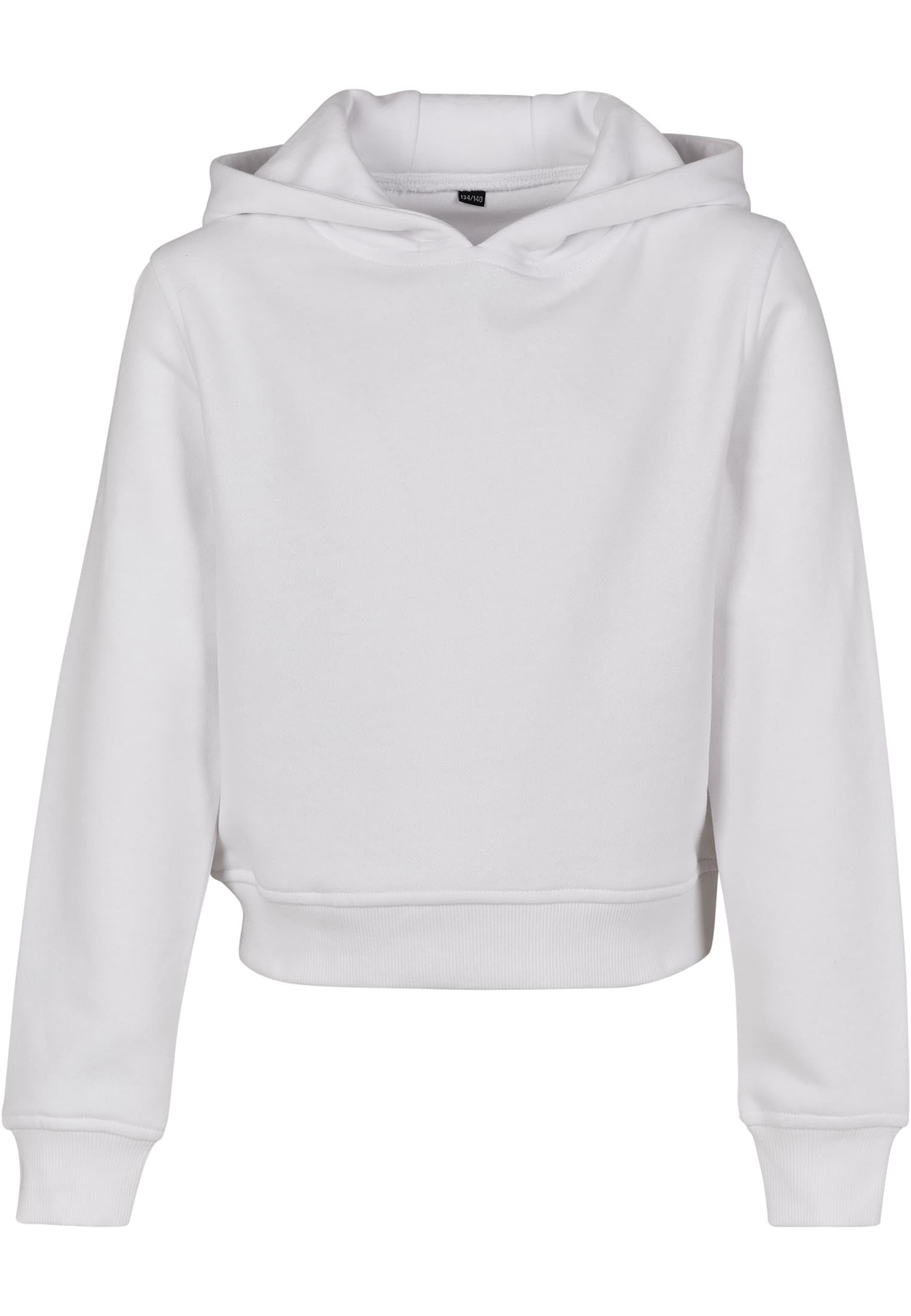 Build Your Brand Girls Cropped Sweat Hoody Sudadera con Capucha Niñas