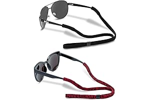 Adjustable Glasses Strap (2 PCS) Comfortable Sunglasses Holder for Men and Women