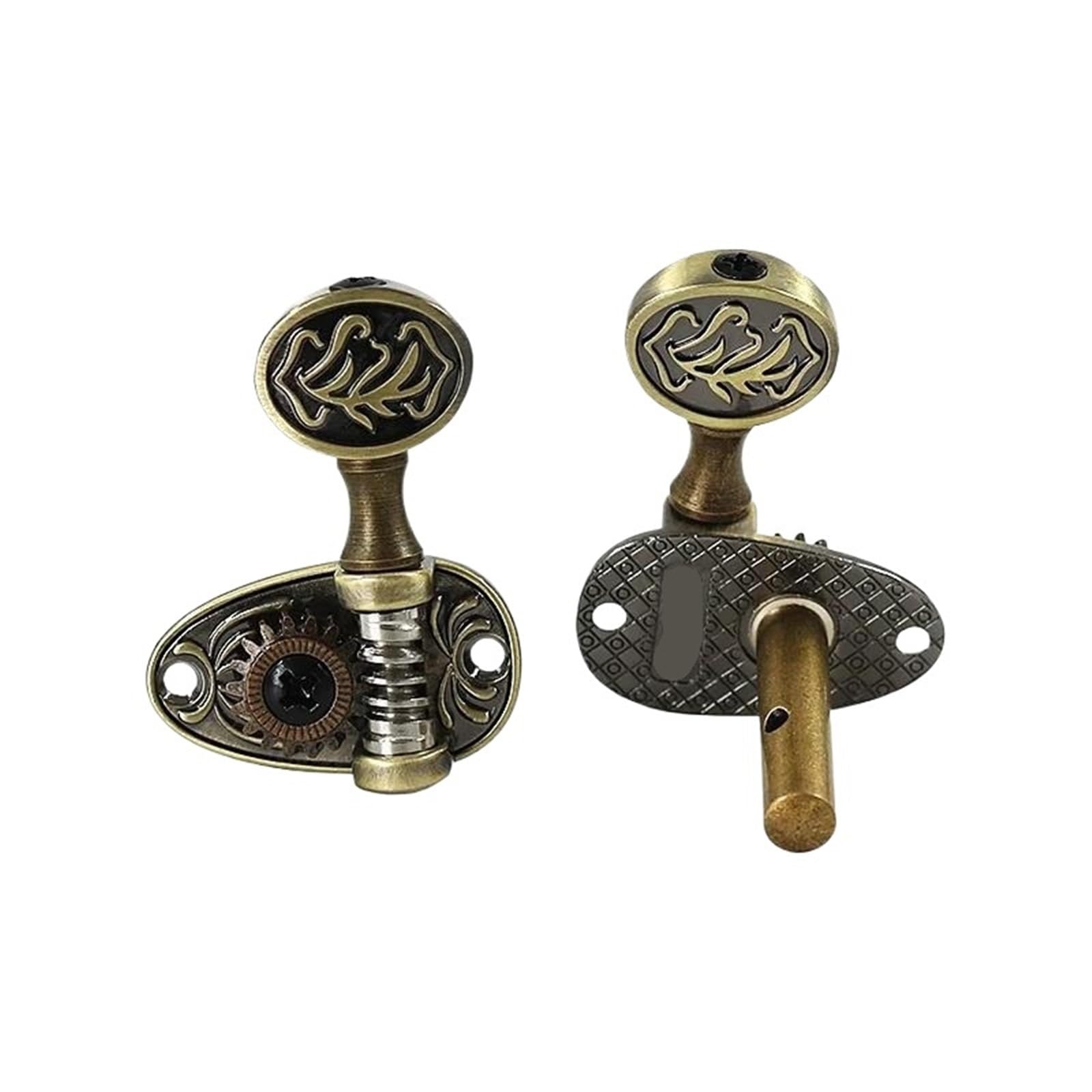 Gitarrenwirbel-Zubehör Made Gitarrensaiten-Stimmwirbel Mechaniken Klassiker Offener Typ Bronze 3L 3R