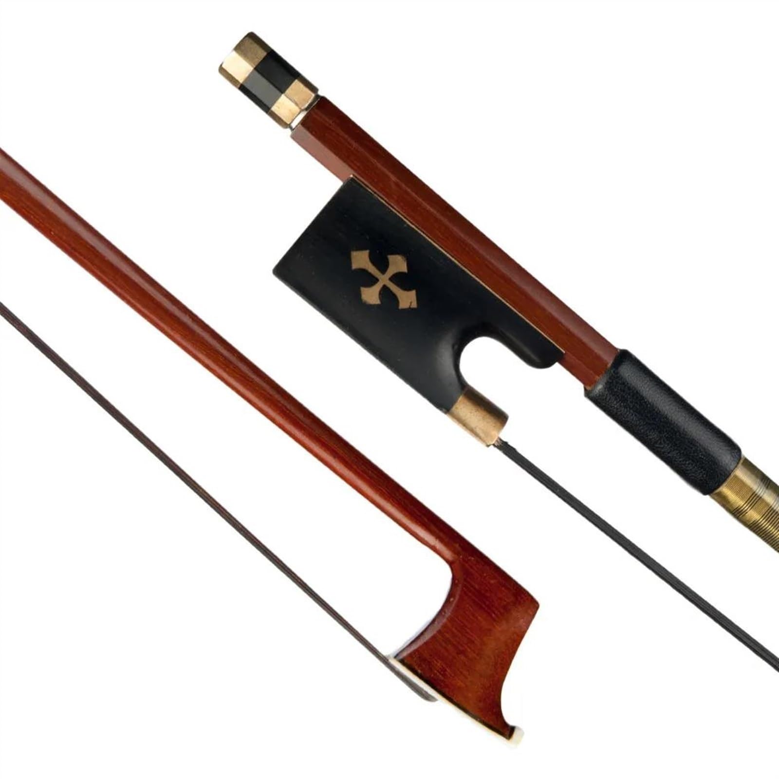 Parti Di Violino Archetto Per Violino In Legno Brasiliano 4/4 Nasetto In Ebano, Crine Di Cavallo Nero
