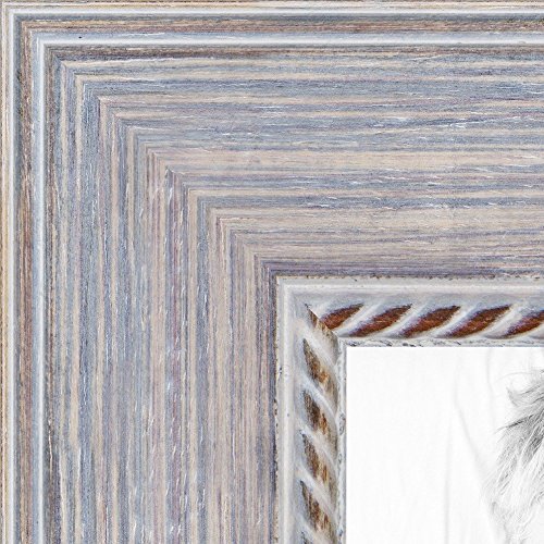 ArtToFrames 18x22 / 18 x 22 Picture Frame Distressed White .. 1.625'' wide (WOMB-CM-621)