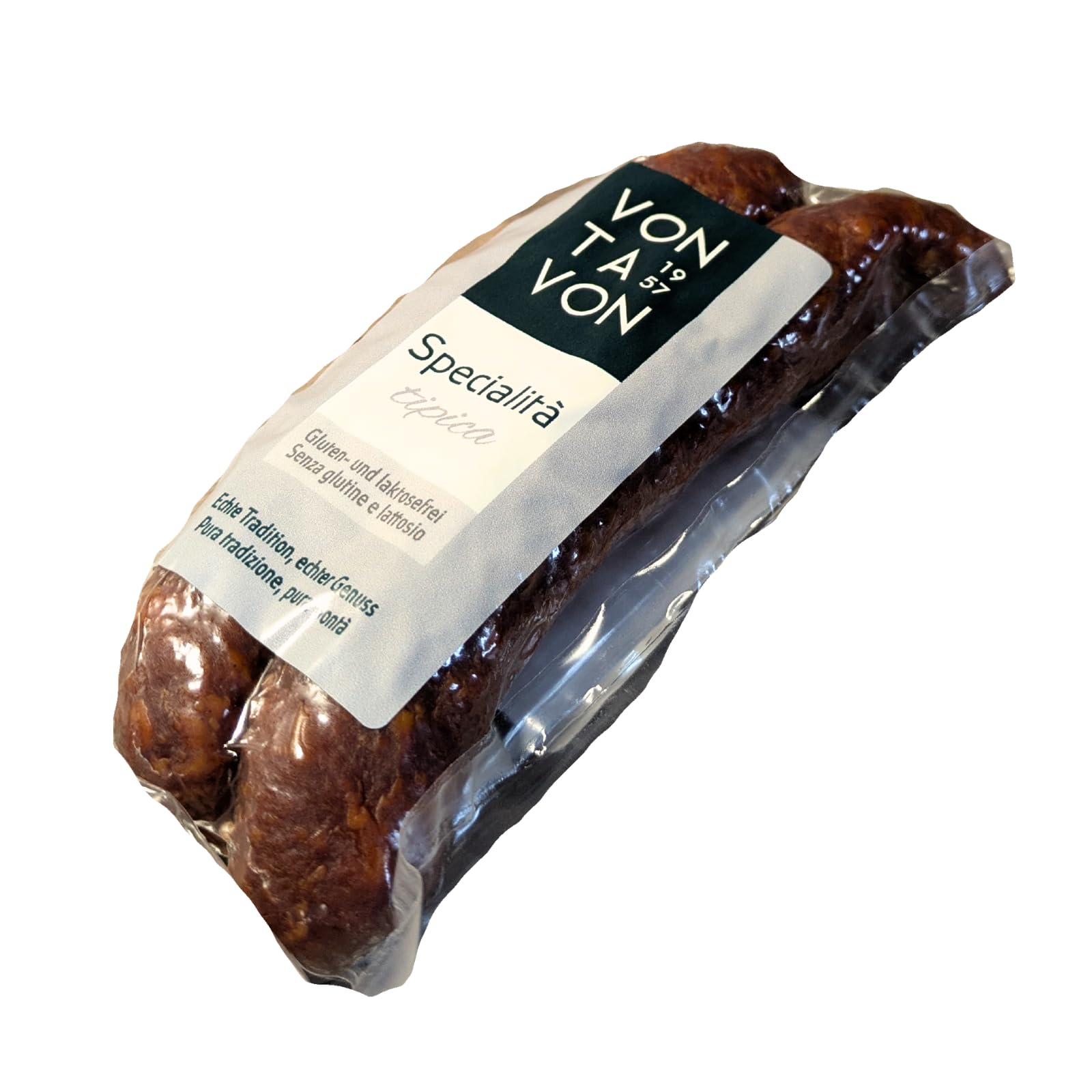 BAVAREGOLA Südtiroler Kaminwurzen - Traditionelle Räucherwurst aus Südtirol, 2 Stück à 80g - Genuss für Brotzeit & Wanderungen