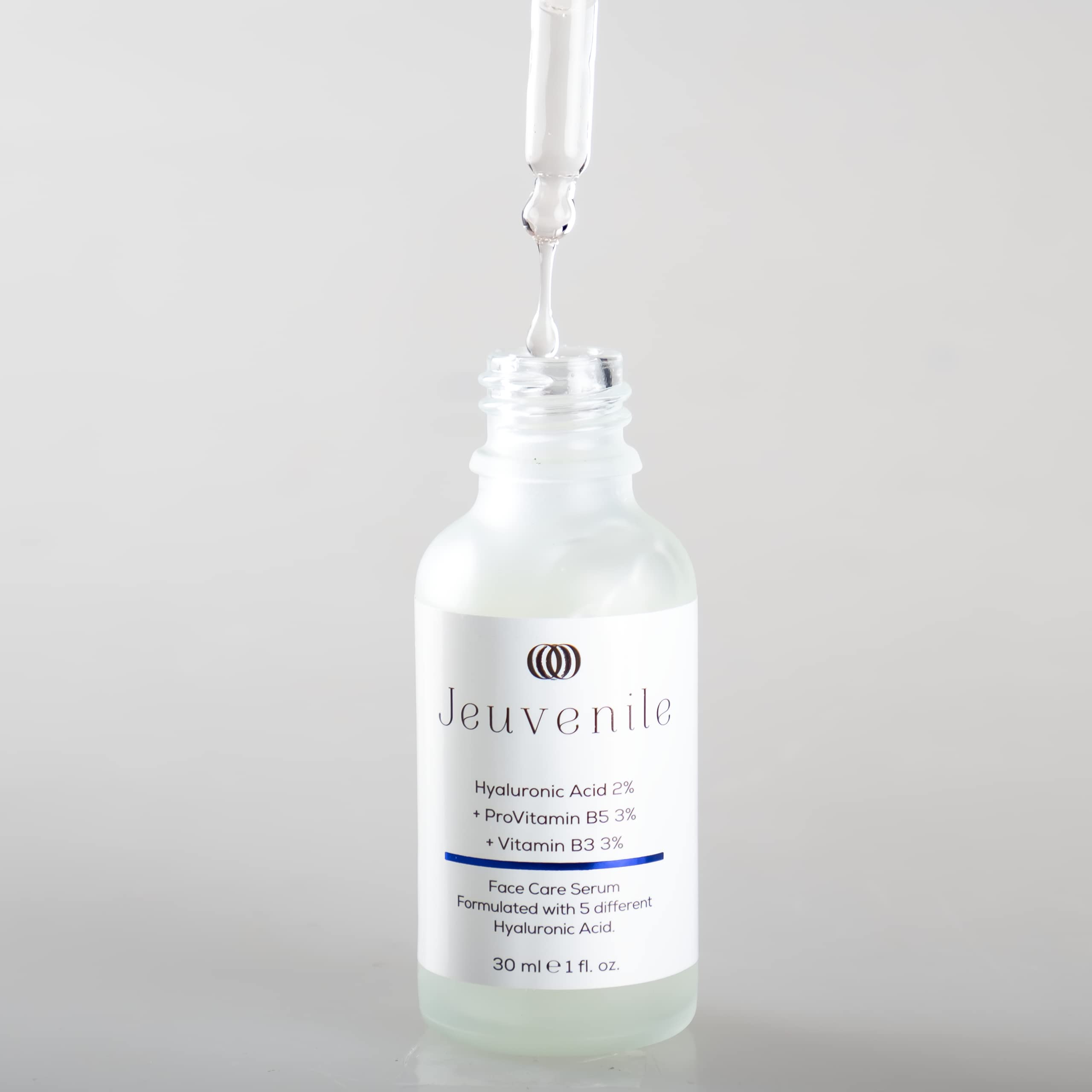 Jeuvenile Hyaluronic Acid Face Care Serum, Intense Hydration and Anti-Aging Formula, Non-greasy, Hydration booster skincare - Image 2