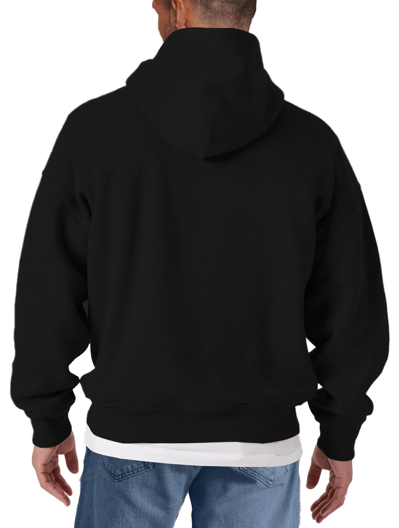 MAKAYA Felpa con Cappuccio Musica Regali Vinile Hip Hop Retro Hoodie Pullover Nastro Cassetta Cuffie Sweatshirt