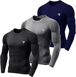 Kit 3 Camisetas Térmicas Masculina Segunda Pele Camisa Uv50
