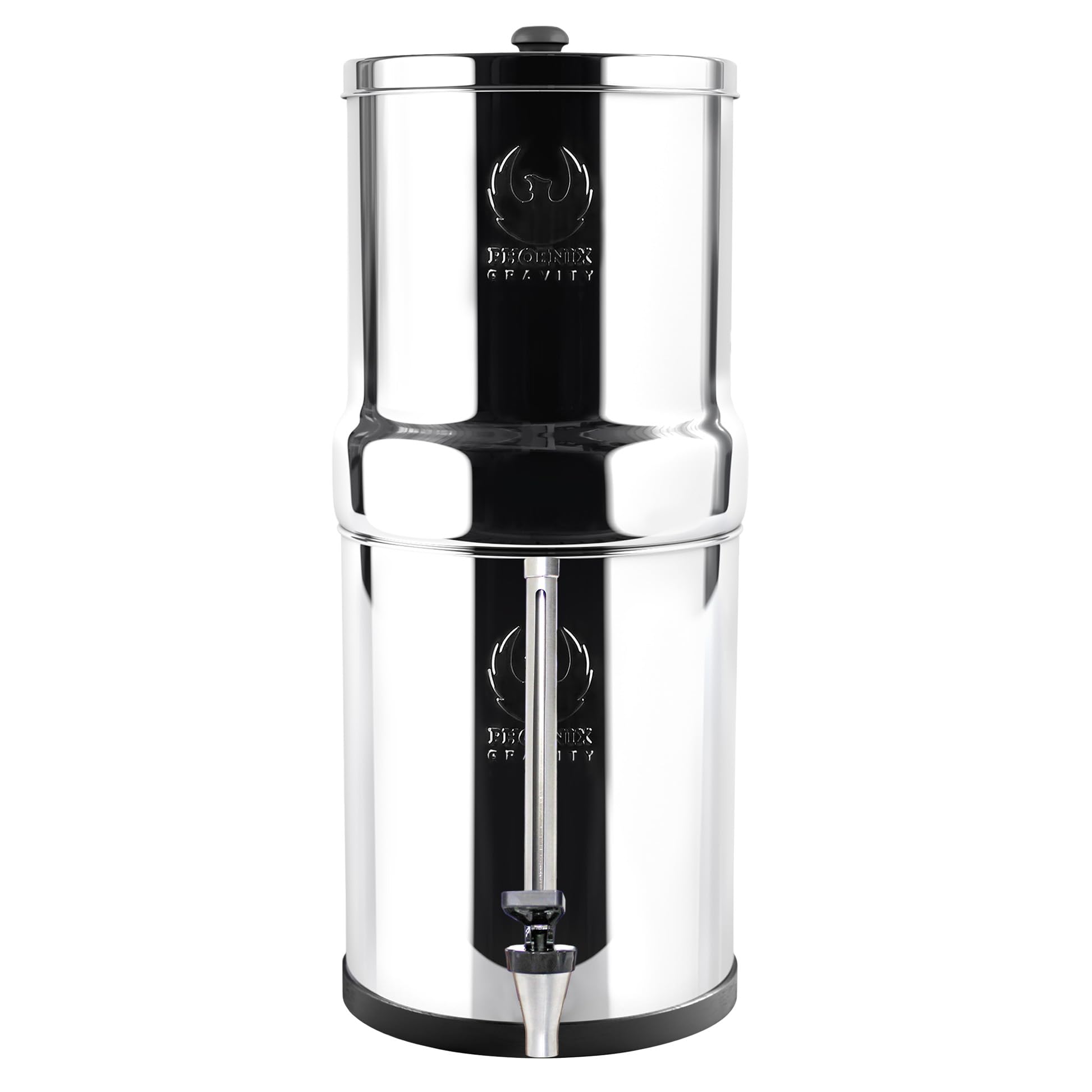 Sistema De Filtro De Agua Gravedad Acero Inoxidable 8.5 L Color