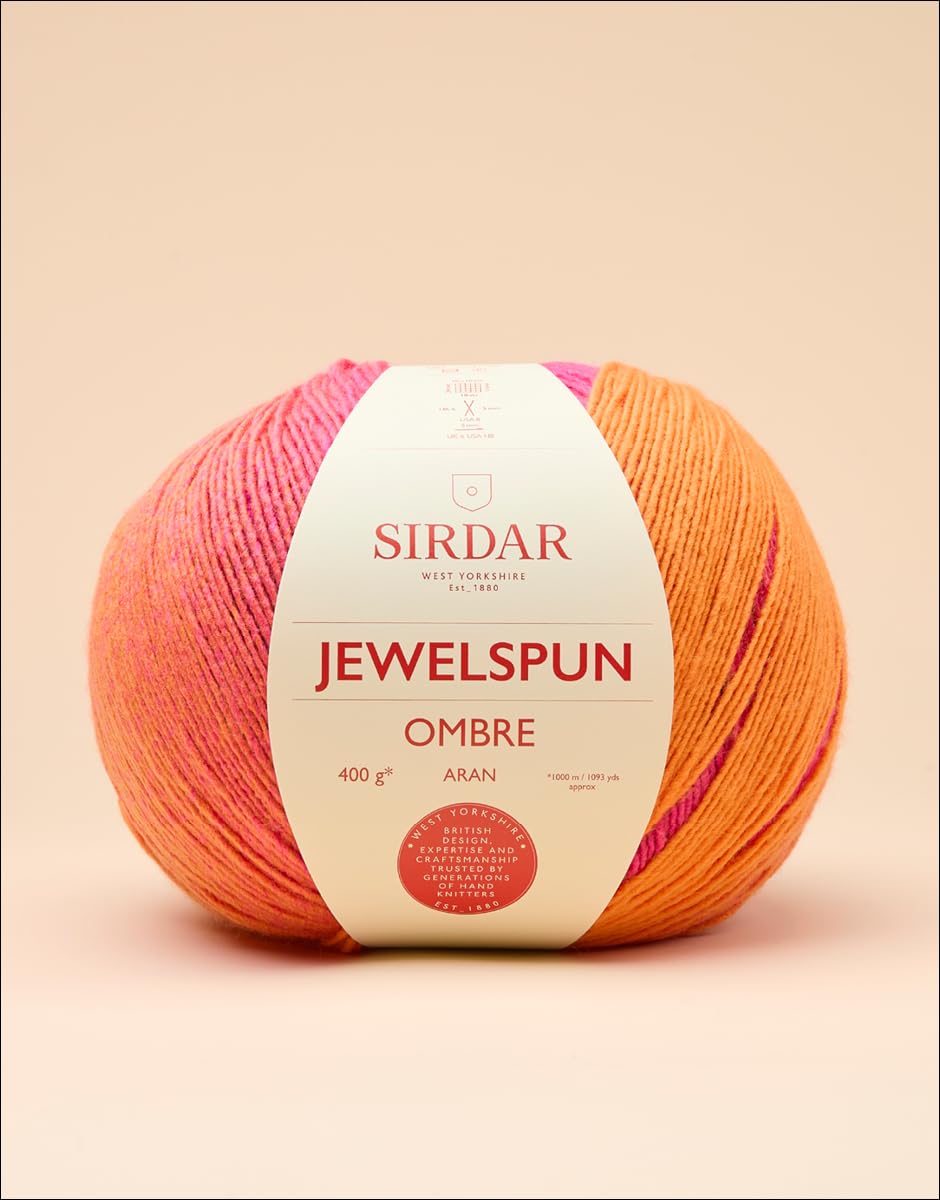 Laine Jewelspun Ombre Tropical Haze en pelote généreuse de 400 g