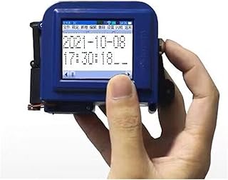 THEGIS Handheld Printer, Fully Automatic Handheld Coding Machine Inkjet Printer Printing Bottle Cap Plastic Packaging Bag Mini Smart Inkjet Printer for Handheld Inkjet Printer Coding Machine