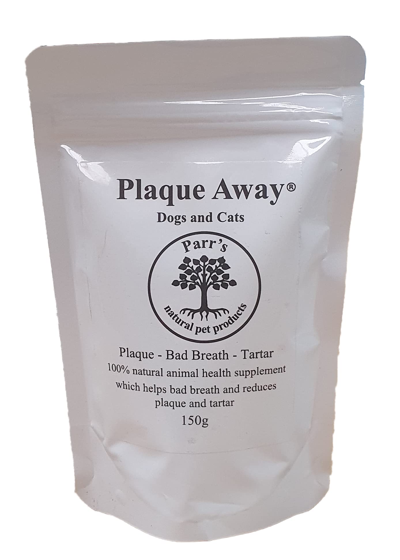 Plaque Away-150g-Bad Breath and Tartar Removal, 150 g (Pack of 1)