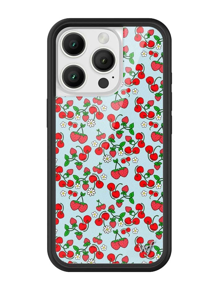 Image of Wildflower Cases - iPhone 16 Pro Compatible - Baby Berries | Impact-Certified 6.5 ft Drop Protection Case, Raised Protective Bumper, Cute Aesthetic Design, Women-Owned Small Business