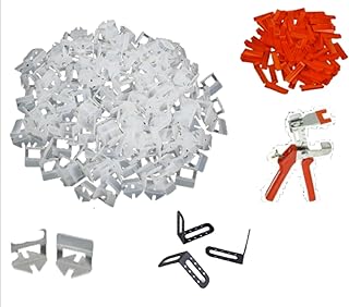 3000 pcs Tile Leveling System Tile Spacers Floor Tile Spacer Clip Lippage Free Tile and Stone Installation for Leveling Clips Tile Leveling Flooring Spacers Sizes 1.0 mm, 1.5 mm, 2.0 mm & 3.0 mm (3000, 2.0 MM)