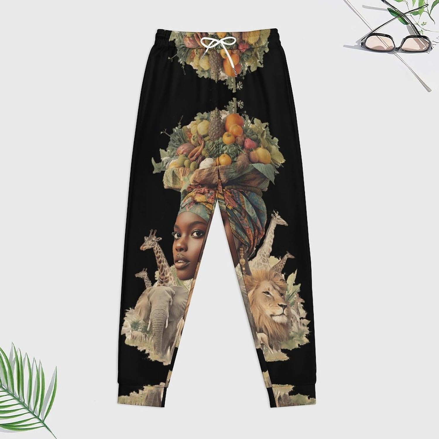African Woman Foods Animals Mens Hoodies for Women Sweatsuit Sweatshirt And Sweatpant Tracksuit Jogging Suits