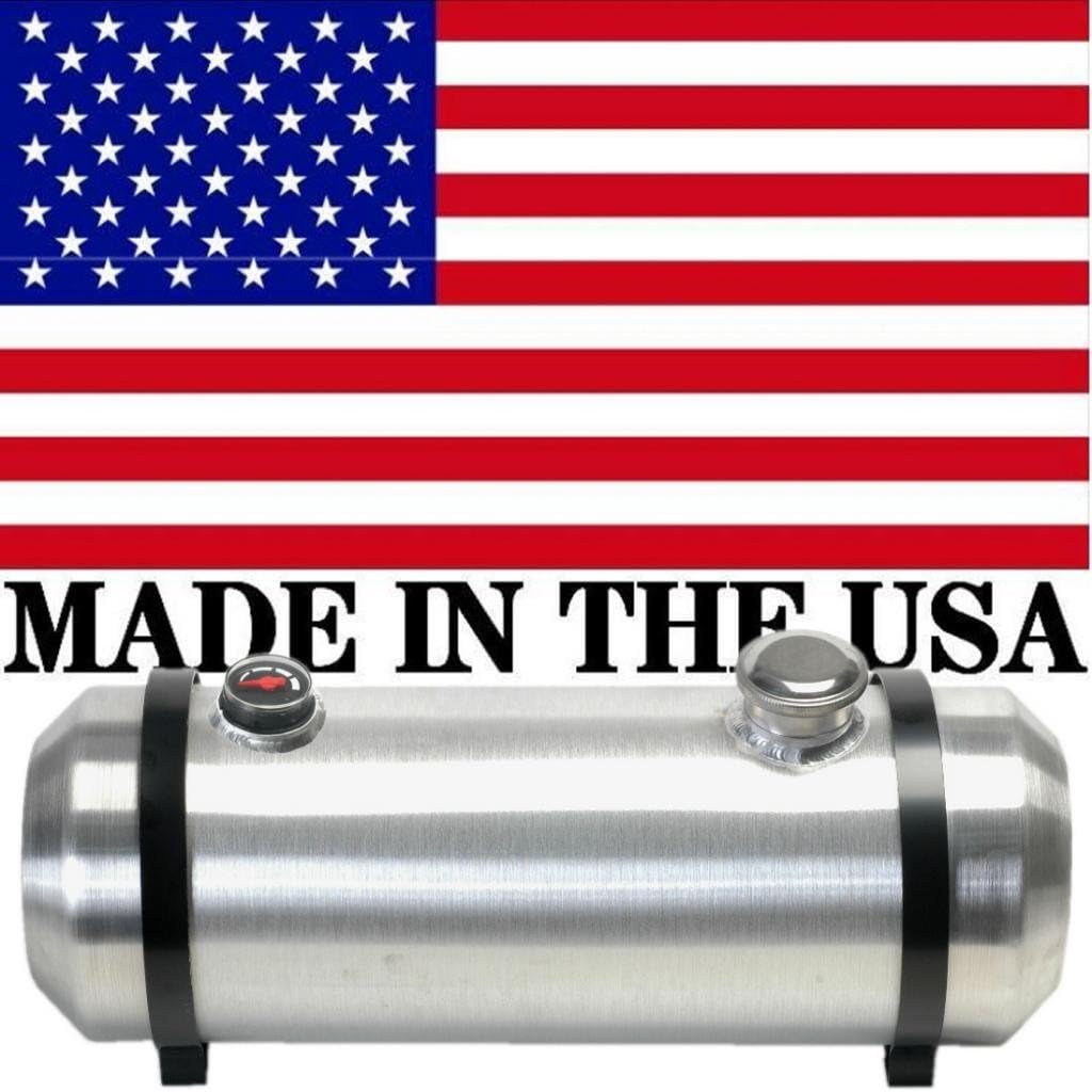 10 Inches X 33 Spun Aluminum Gas Tank 11 Gallons With Sight Gauge For Dune Buggy, Sandrail, Hot Rod, Rat Rod, Trike