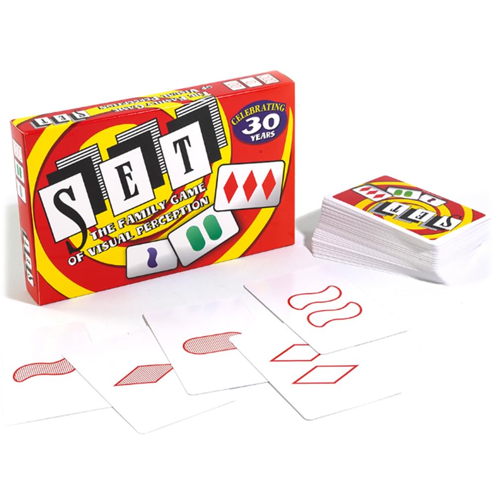 KAOVCXR Funny Playing Cards Set,Puzzle Card Game -The Family Card Game of Visual Perception - Race to Find The Matches, For Ages 8+, 81 Cards, Rules Included, Bring More Joy to Family and Friends