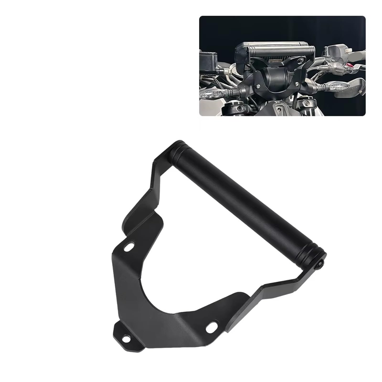 pour Duke 125 250 390 2017 – 2023 Support D'extension De Navigation GPS pour Téléphone Portable Support Guidon Moto GPS