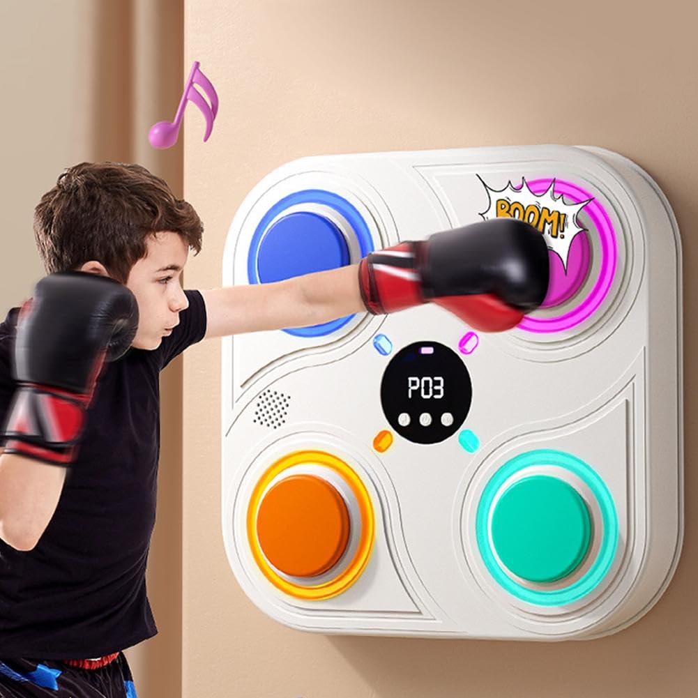 Allenatore di con Musica Bluetooth per Bambini, Bersaglio Elettronico da Parete per, Macchina per Antistress