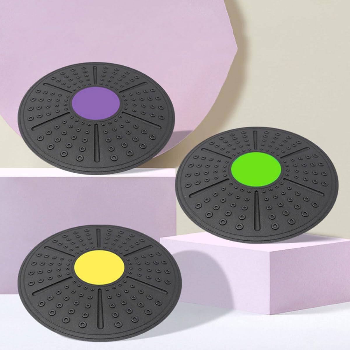 Tavola Fitness Balance Board in PP Antiscivolo per Allenamento di Stabilità e Coordinazione Accessorio per Esercizi Core e Riabilitazione Adatta Casa e Ginnastica