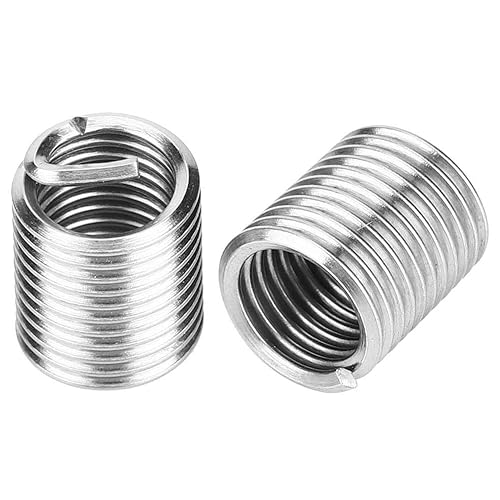 Miniatura 8 de Kit de reparación de roscas, 17 piezas M10 x 1.5 Kit de herramientas de reparación de roscas de acero inoxidable kit de inserción de reparación de