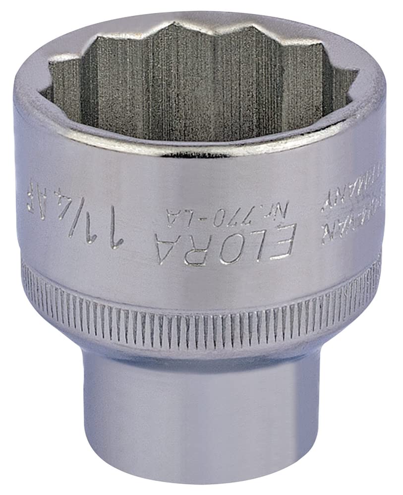 Elora Bi-Hexagon Socket, 1/2" Sq. Dr., 1.1/4" Dr-24517