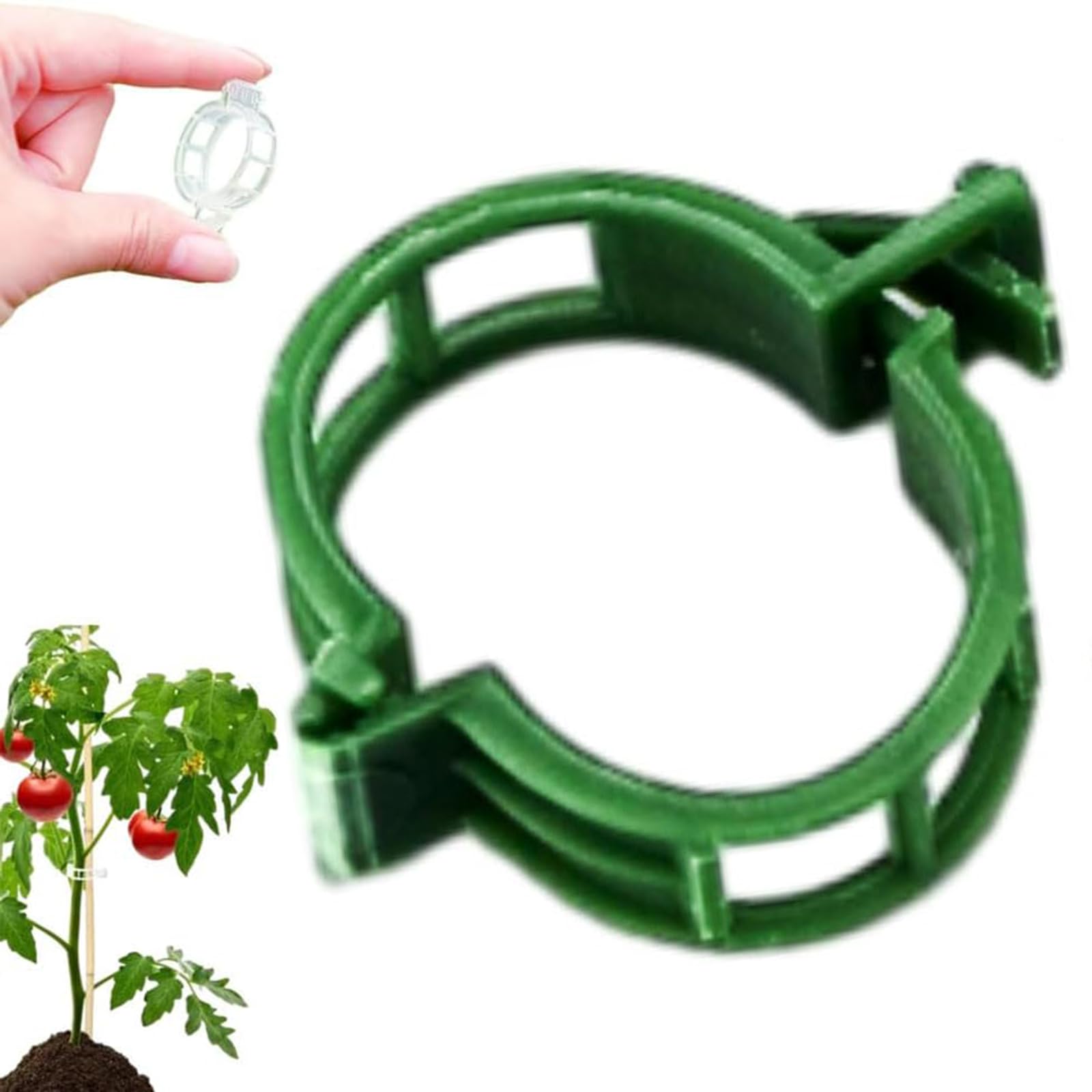 Lot de 100 à 300 clips de support pour plantes grimpantes et vignes, accessoires de fixation durables pour plantes grimpantes, outils de jardin multicolores