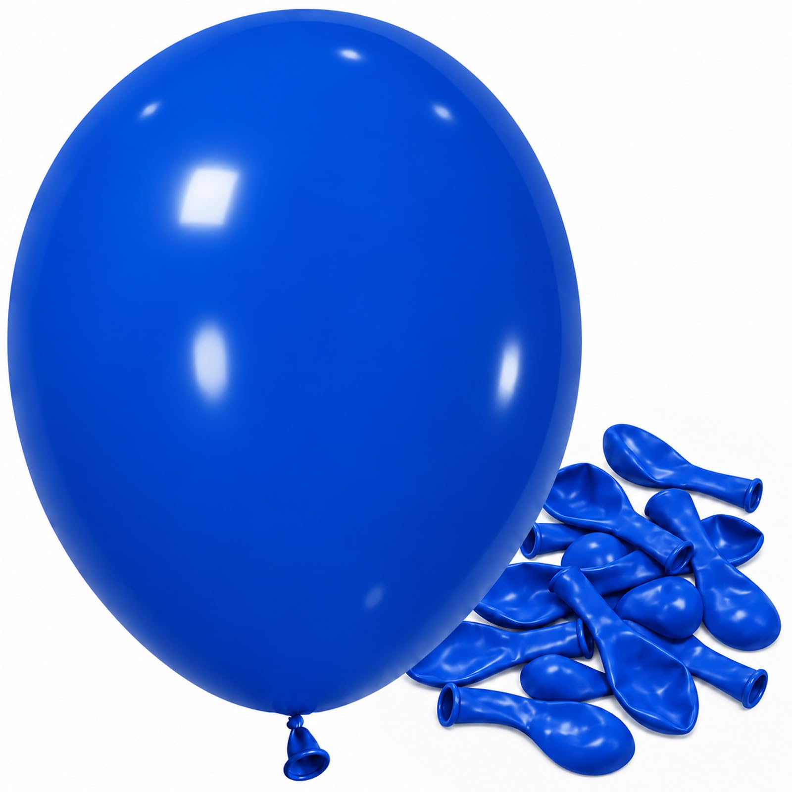 Jobkoo Slate Blue Balloons 5 Inch, Mini Small Dusty Dark Teal Blue Balloon โ image 1