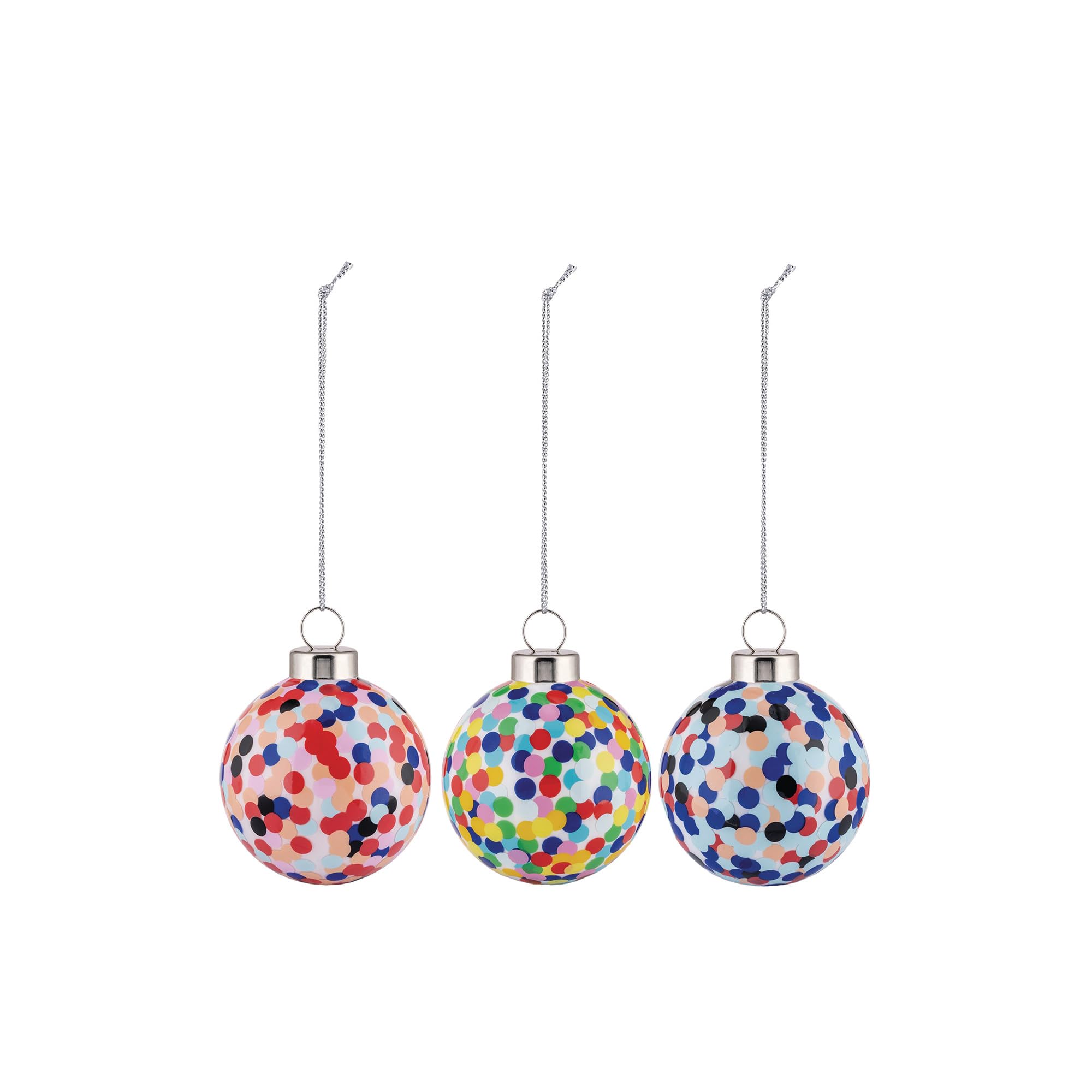 Alessi - Ø 6 Cm By Alessandro Mendini - Set Of 3 Proust - Multicoloured - Blown Glass - Designer Alessandro Mendini
