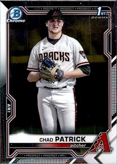 2021 Bowman Chrome Draft #BDC-51 Chad Patrick RC Rookie Arizona Diamondbacks MLB Baseball Trading Card